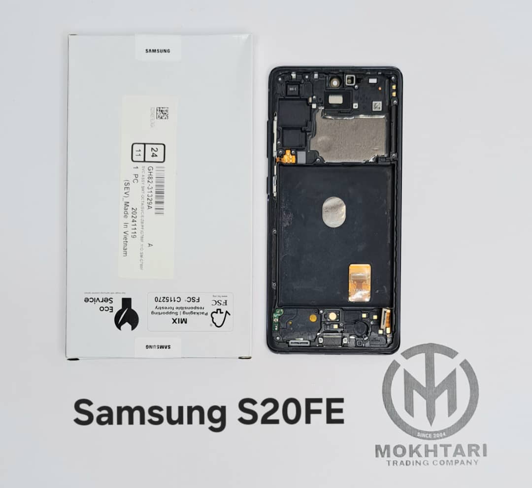 تاچ ال‌سی‌دی سامسونگ Galaxy S20 FE (G780/G781) اورجینال با فریم