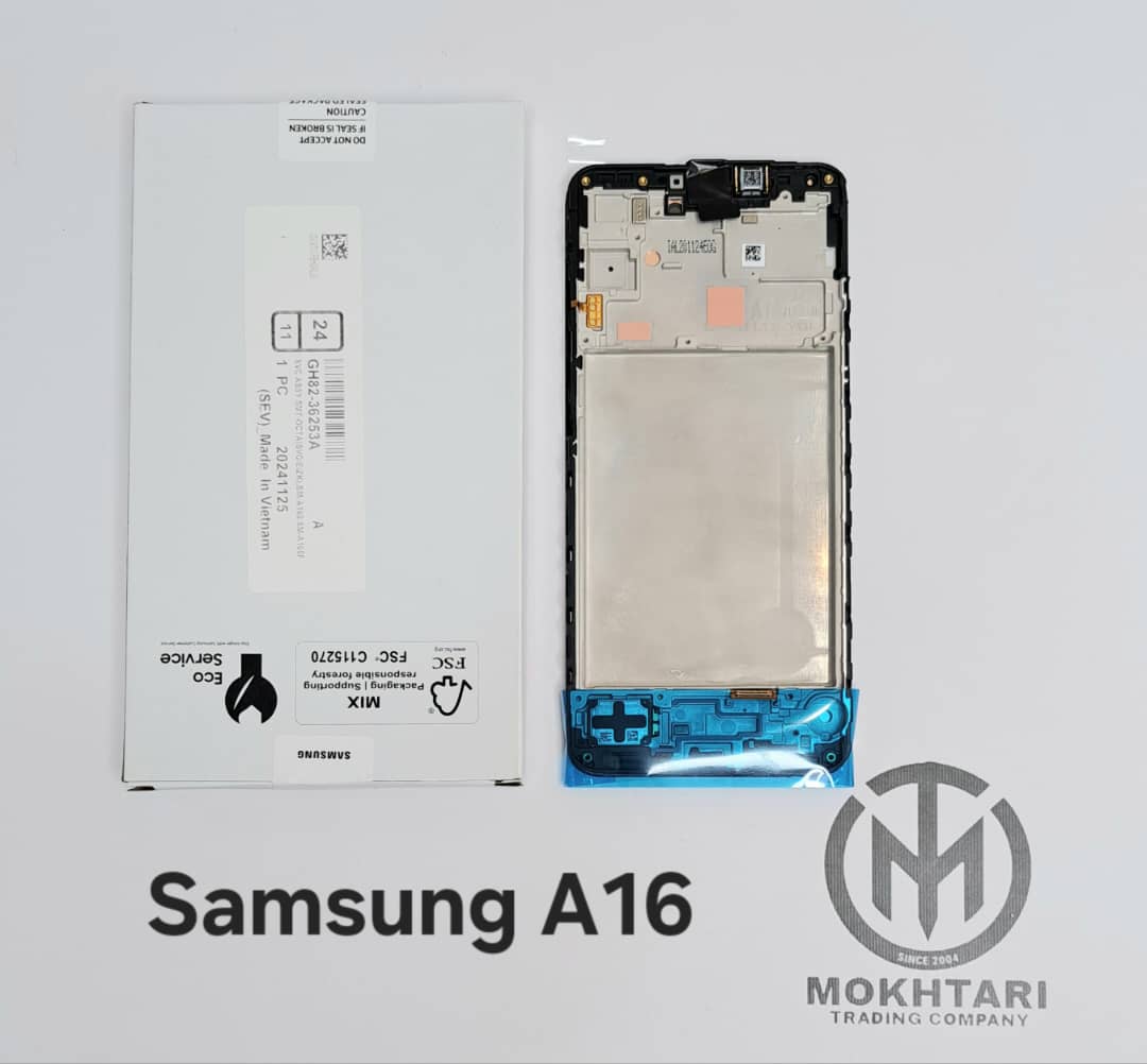 تاچ ال‌سی‌دی سامسونگ Galaxy A16 اورجینال با فریم